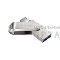 Флешка USB3.1 128GB SanDisk  Ultra Dual Drive Luxe USB Type-C, серебро Флешка USB3.1 128GB SanDisk  Ultra Dual Drive Luxe USB Type-C, серебро