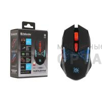 Беспроводная игровая мышь DEFENDER Horrodine GM-237 черный,6кнопок,3200dpi,радужн (1/60)
