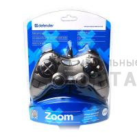 Геймпад игровой DEFENDER Zoom USB Xinput, 10 кнопок. проводной