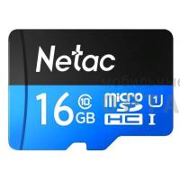 Карта памяти 16 Гб MicroSD Netac  P500  Standard  U1/Class 10  (90 Mb/s) без адаптера Карта памяти 16 Гб MicroSD Netac  P500  Standard  U1/Class 10  (90 Mb/s) без адаптера