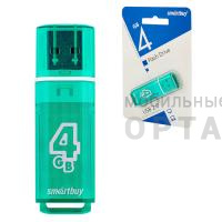 Флешка USB 4GB Smartbuy  Glossy  зелёный Флешка USB 4GB Smartbuy  Glossy  зелёный