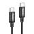 Кабель Type-c to Type-c HOCO X89 Wind, 1m, 3.0A, PD60W, ткань, цвет: чёрный (1/1000) Кабель Type-c to Type-c HOCO X89 Wind, 1m, 3.0A, PD60W, ткань, цвет: чёрный (1/1000)